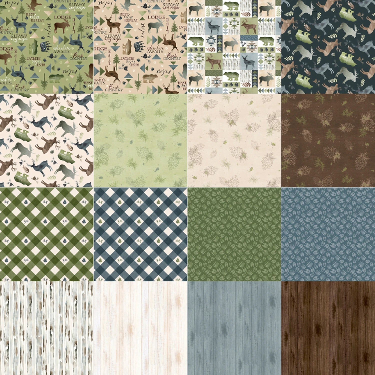Lodge Life | 10in Squares - 42pcs (LLIF10X10)