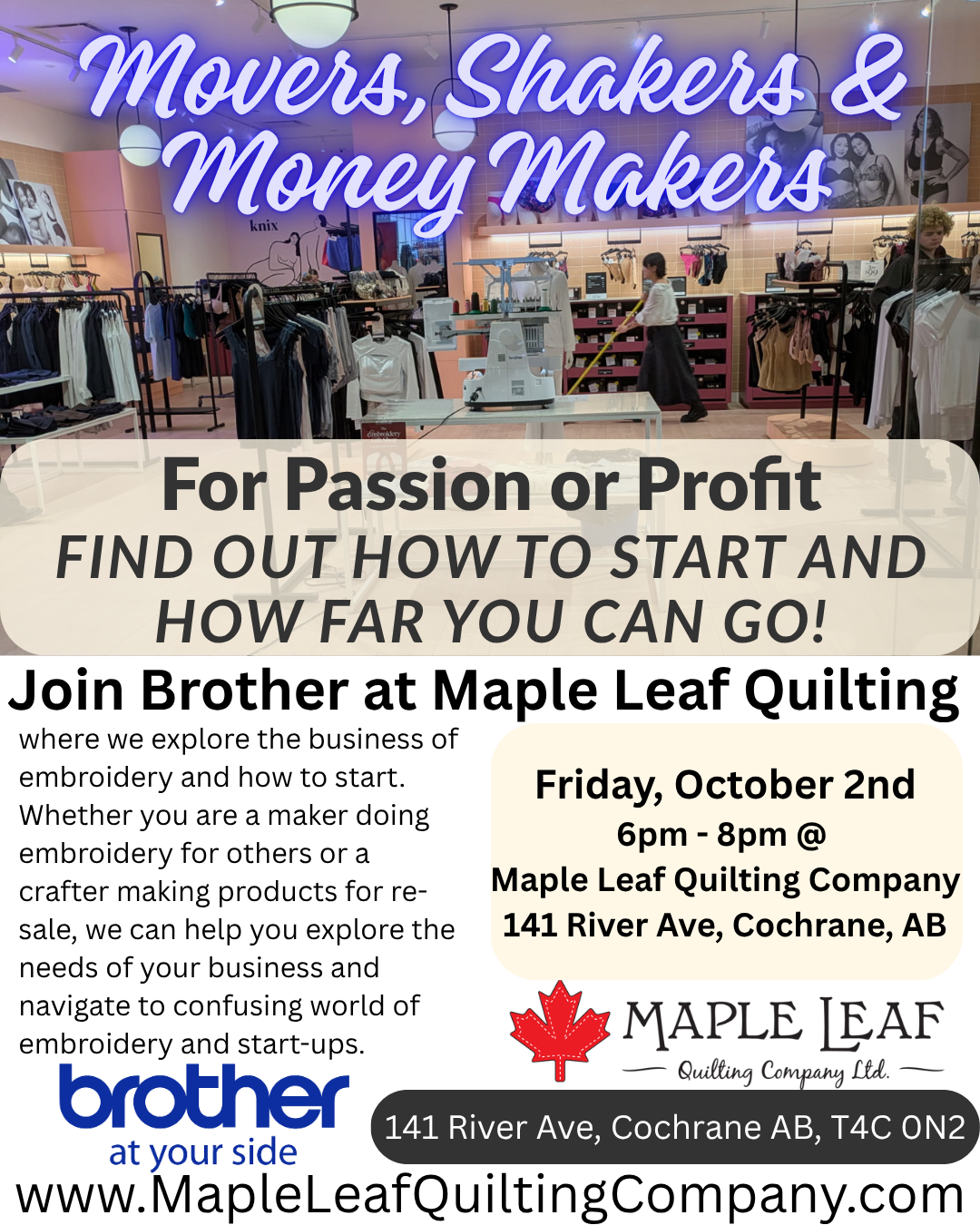 Movers, Shakers and Money Makers