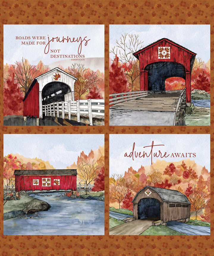 Covered Bridges - 1 Yard Cuts