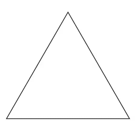 EPP 2.5" - Equilateral Triangle Papers - 100pcs (PET212)