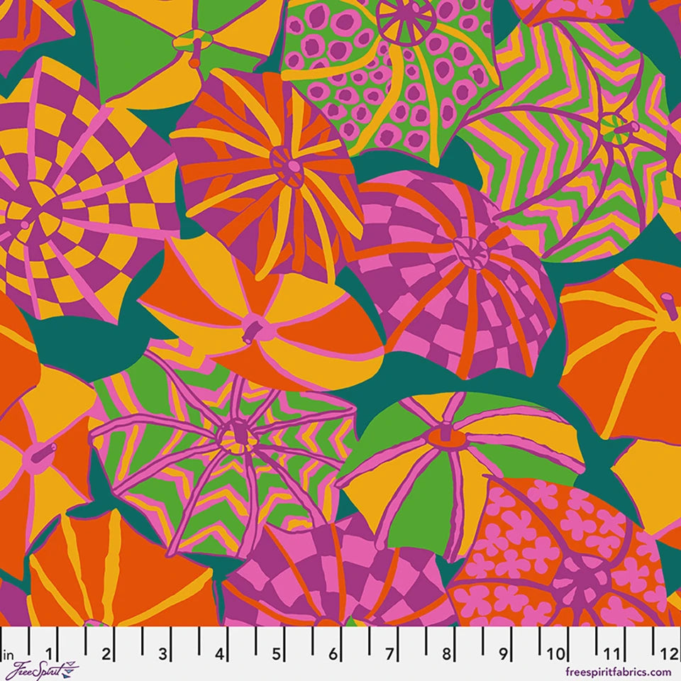 The Kaffe Fassett Collective - English Summer - Red| 44"/45" Cotton