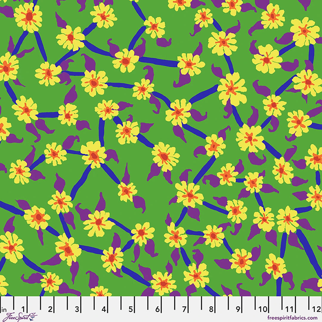 The Kaffe Fassett Collective - Mayflower - Green | 44"/45" Cotton