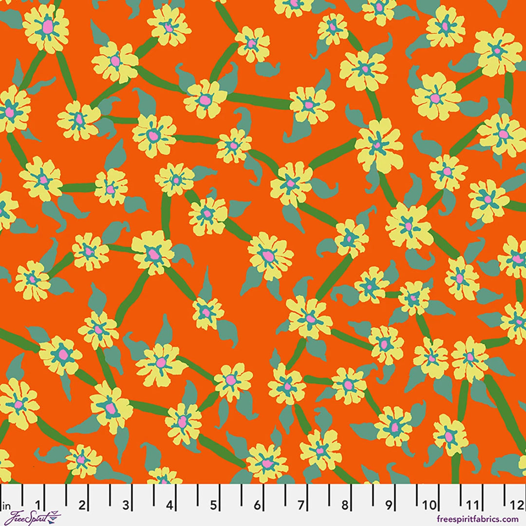 The Kaffe Fassett Collective - Mayflower - Orange | 44"/45" Cotton