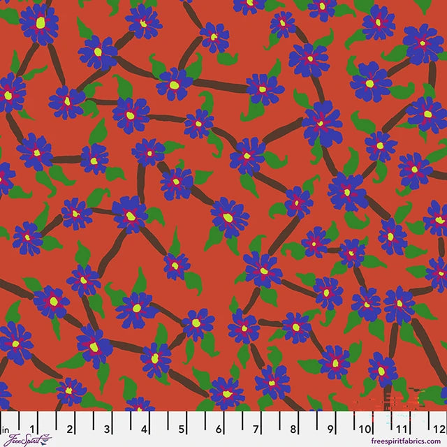 The Kaffe Fassett Collective - Mayflower - Red | 44"/45" Cotton