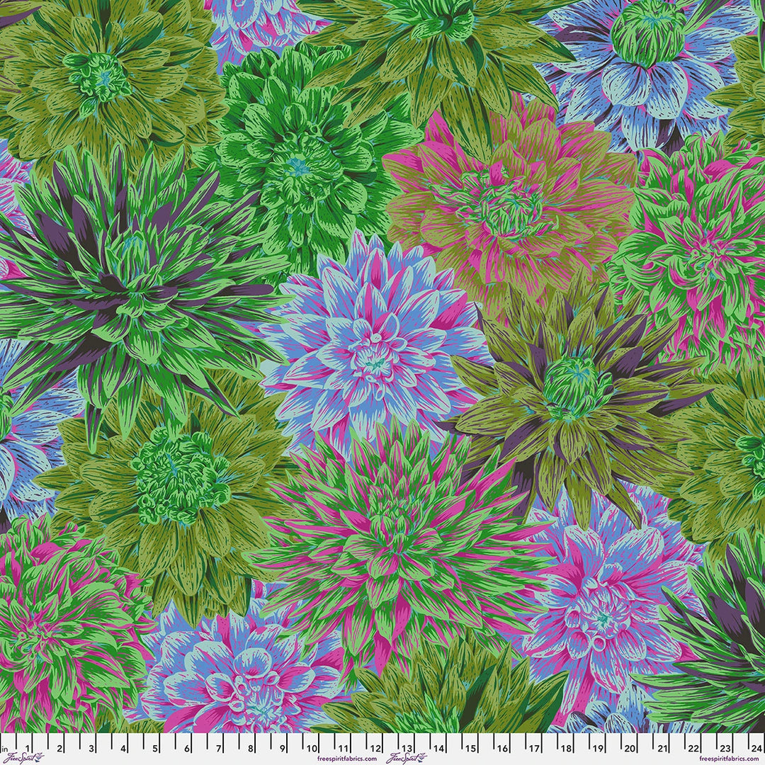The Kaffe Fassett Collective - Bursting Stripes - Green | 44"/45" Cotton