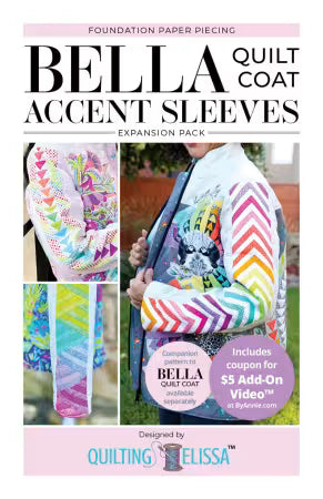 Bella Accent Sleeves - FPP Expansion Pack (for Bella Quilted Coat Pattern)
