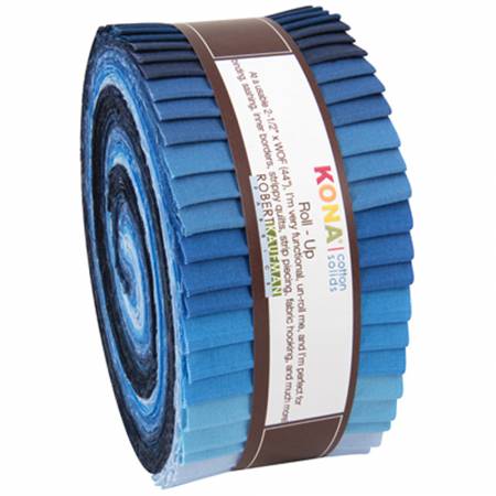 Roll-Up - 2.5in Strips Kona Cotton - Dusk to Dawn (40pcs)