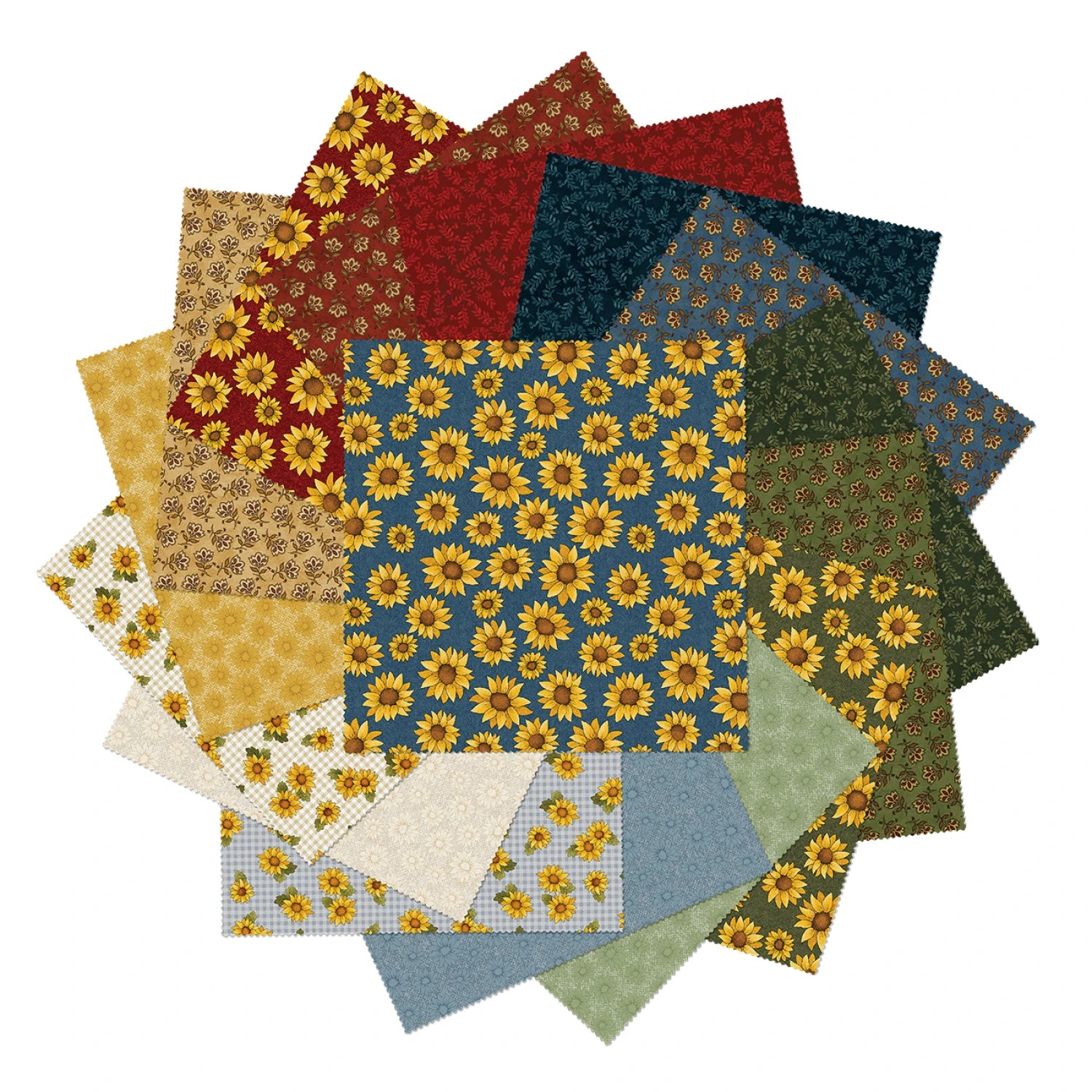 10in Squares - Sunflower Days (42pc/bundle)