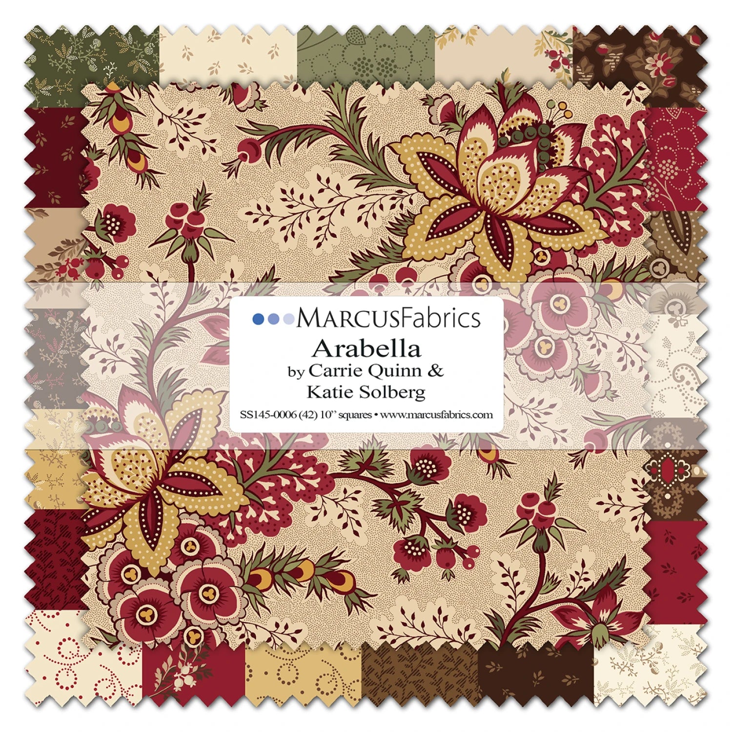 Arabella by Carrie Quinn & Katie Solberg Collection | 10in Squares - 42pcs (SS145-0006)