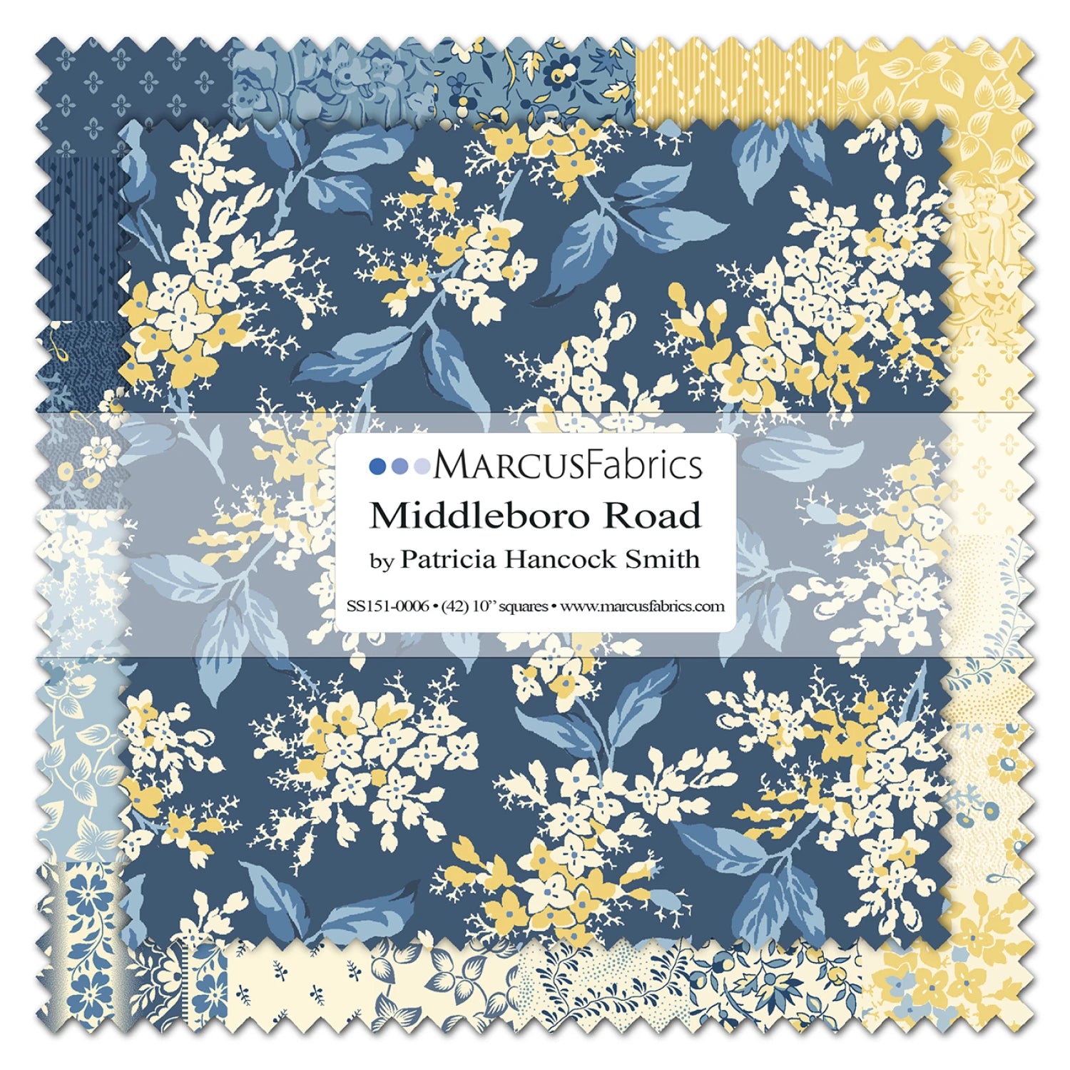 Middleboro Road by Suzi Smith Collection | 10in Squares - 42pcs (SS151-0006)