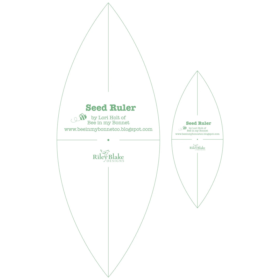 Seed Ruler Set By Lori Holt Of Bee In My Bonnet, 2pcs (ST-18059)