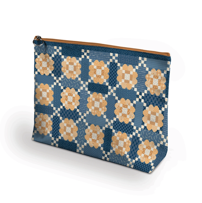 Lori Holt Denim &amp; Daisy Vinyl Project Bag