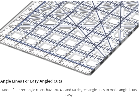 TrueCut Rectangle Quilting Ruler (6.5" x 24.5")