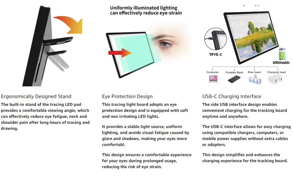 Rechargeable Light Tablet