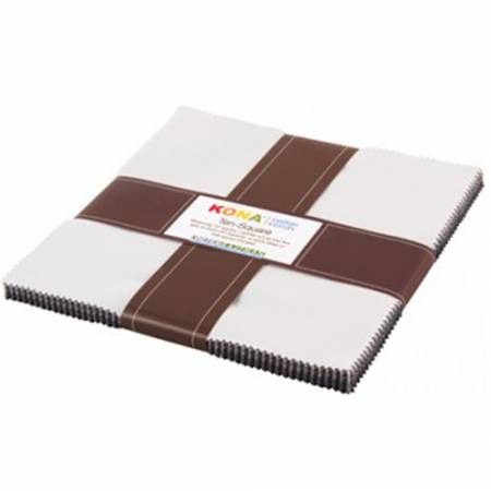 10in Squares Kona Cotton - Gray Area (42pcs/bundle)