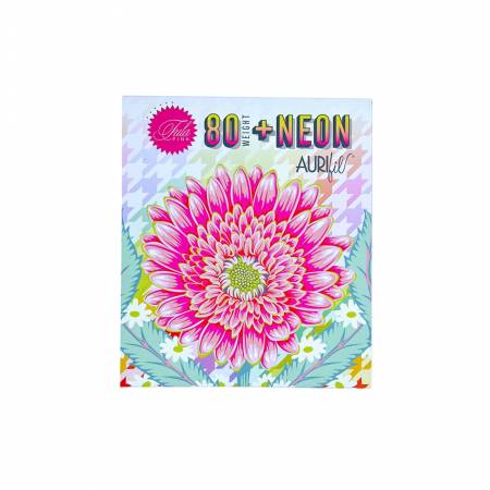 Aurifil 80wt + Neon by Tula Pink