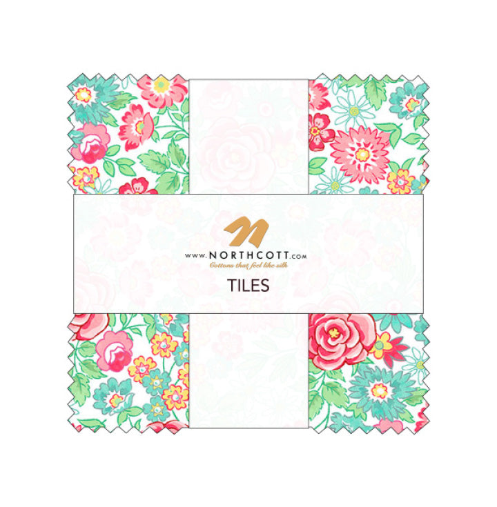 Quilting in Bloom Collection | 10in Squares - 42pcs (TQUILTING42-10)