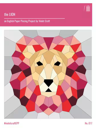 Lion English Paper Piecing Project