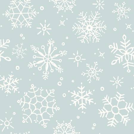 Snowflake Blue Magical Winterland 108