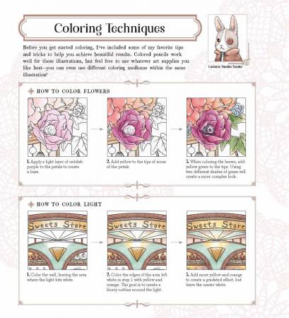 "Antique Dollhouse" Colouring Book