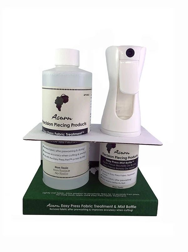Acorn Precision Piecing Products Easy Press Combi with 16oz. Easy Press Fabric Treatment & Mist Bottle (AP10087) - Maple Leaf Quilting Company Ltd.