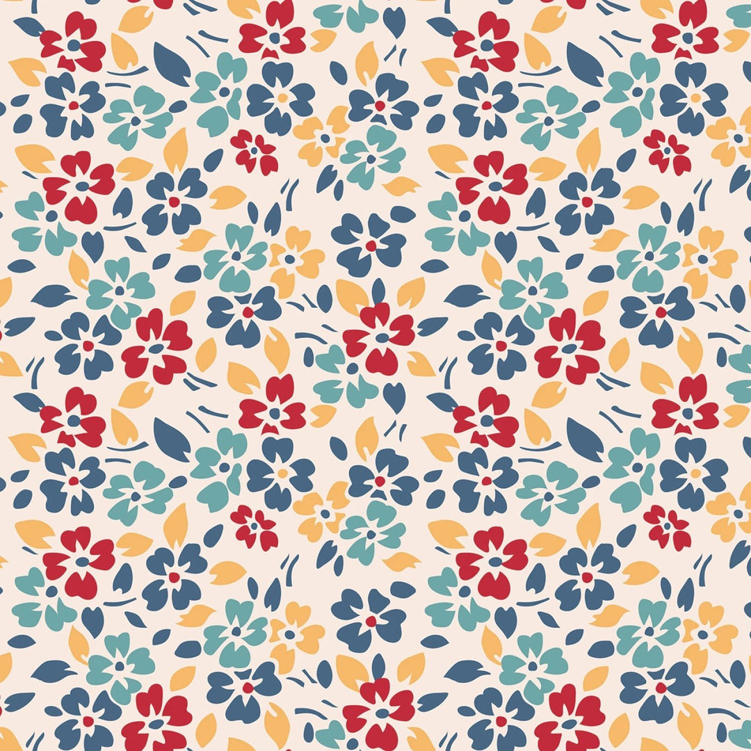 Americana by Lori Holt Collection - Glory Multi | 108” Cotton (WB16105R - MULTI) - Sold in UNITS of 1/4 metre - Maple Leaf Quilting Company Ltd.