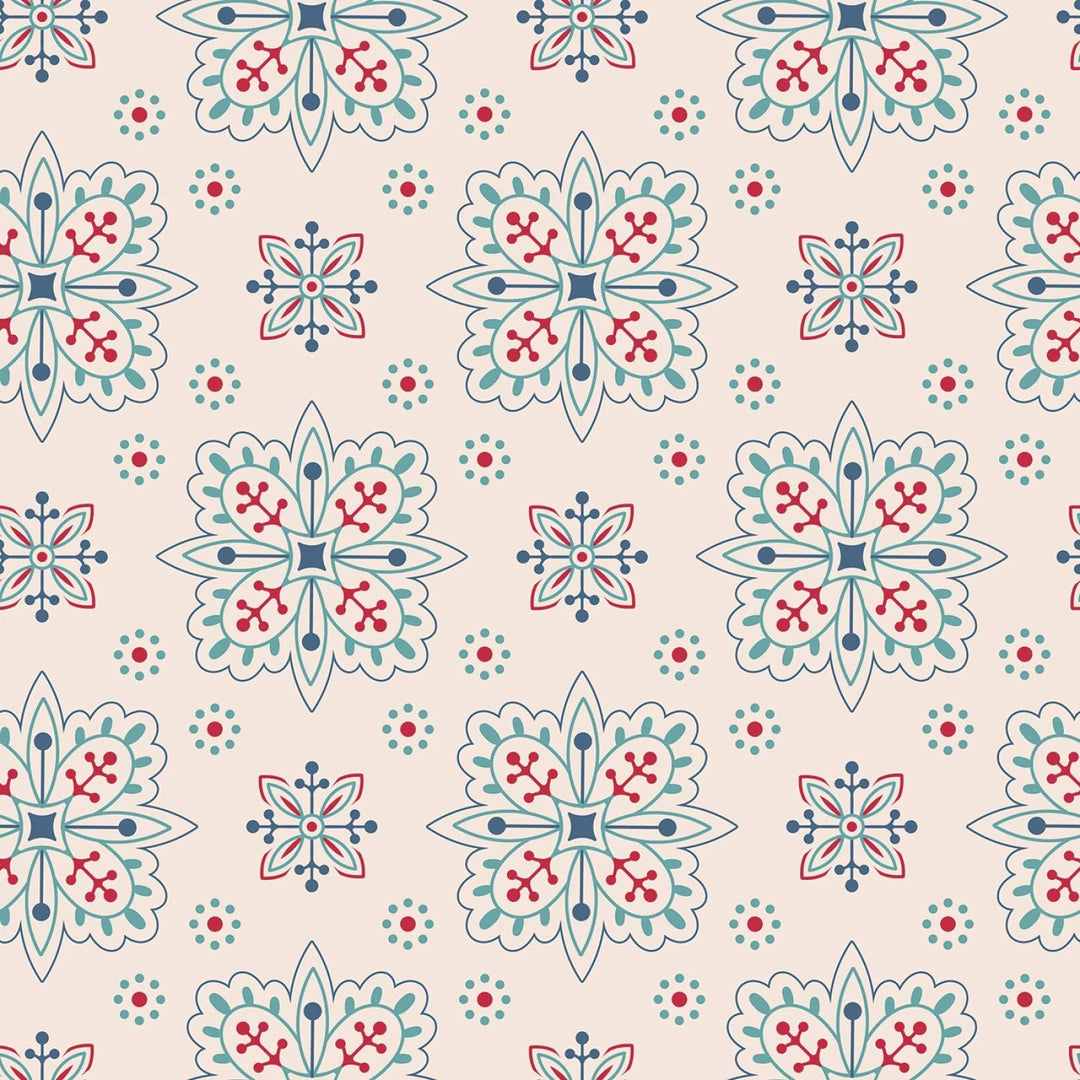 Americana by Lori Holt Collection - Parade Raindrop | 108” Cotton (WB16104R - RAINDROP) - Sold in UNITS of 1/4 metre - Maple Leaf Quilting Company Ltd.