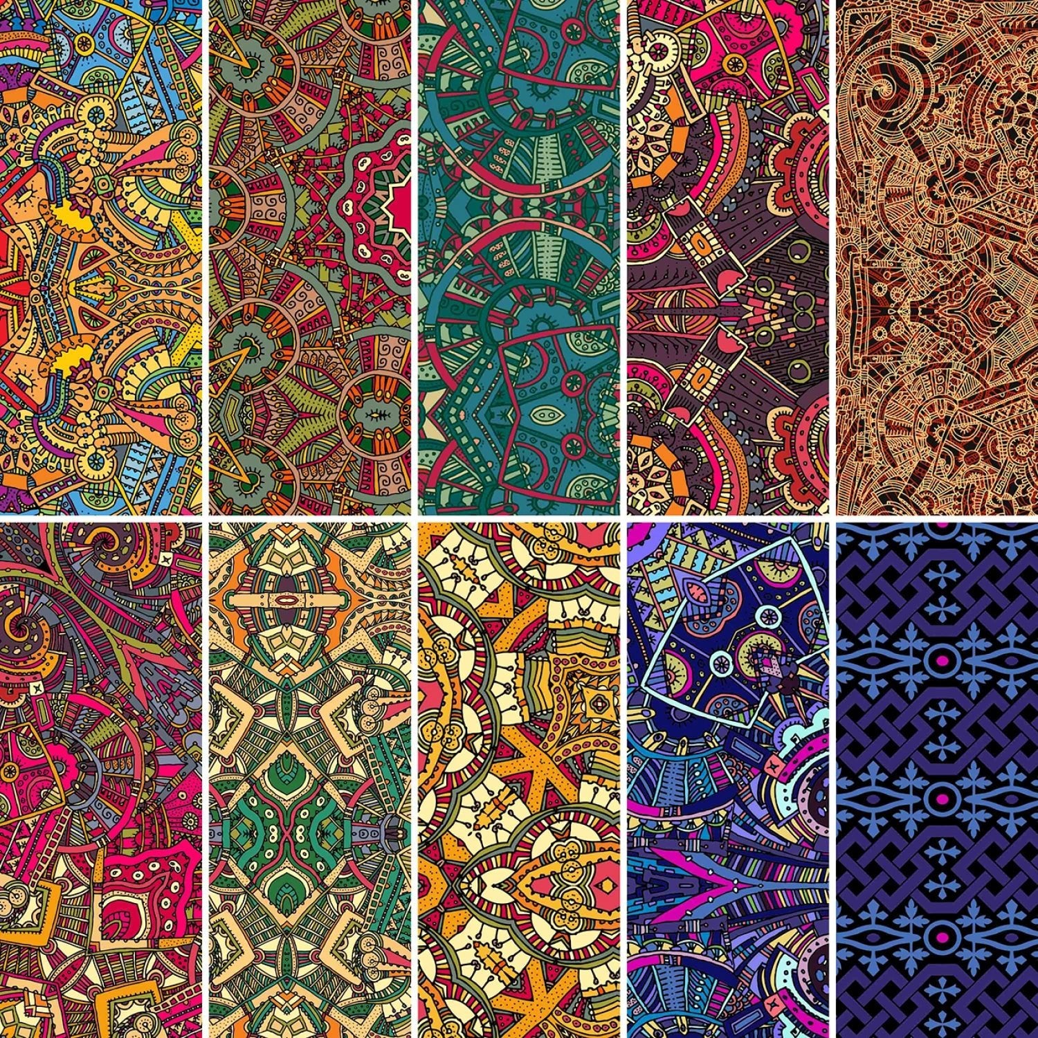 Ancient Horizons | Fat Quarter Bundle 10pcs (5068FQ) - Maple Leaf Quilting Company Ltd.