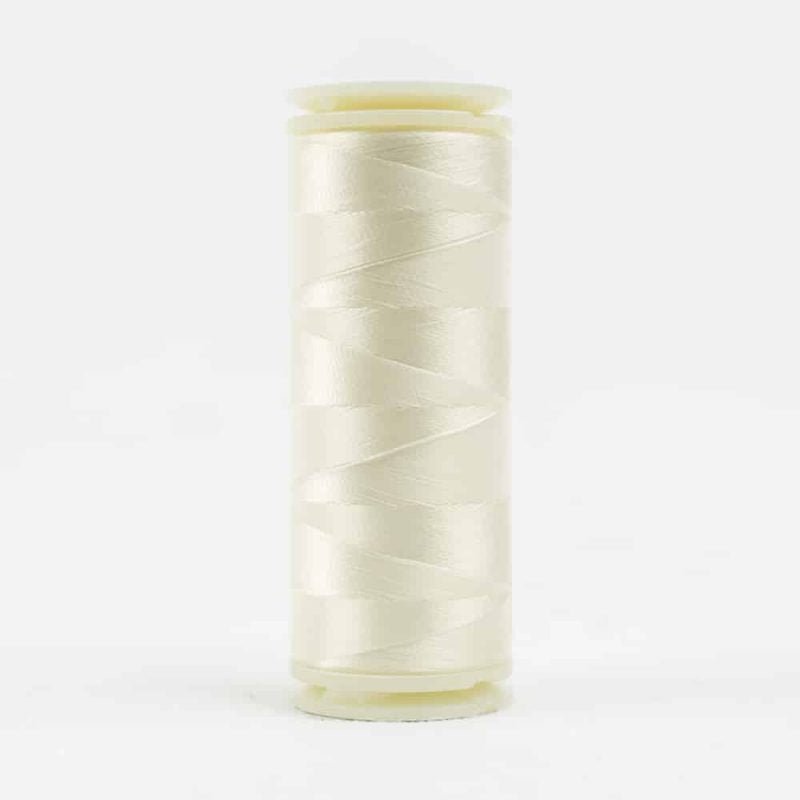 Antique White - 112 | InvisaFil™ 100wt Invisible Cottonized Polyester Thread (400m/437yd) - Maple Leaf Quilting Company Ltd.