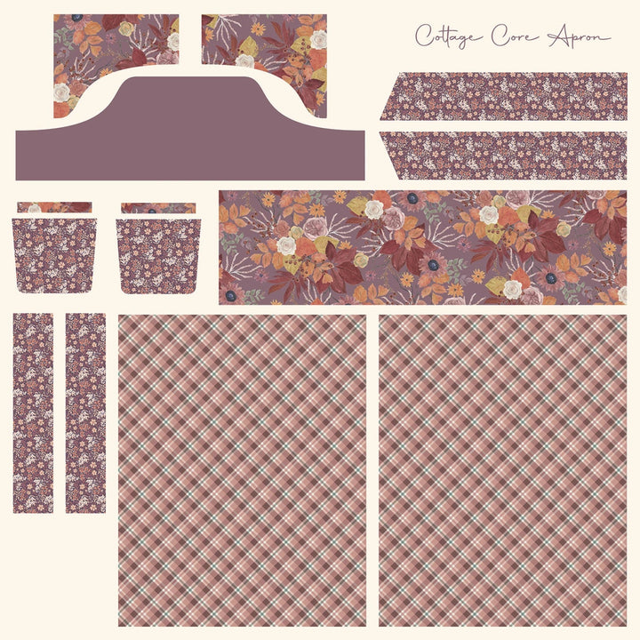 Apron Panel 60" x 60" (HD16754 - GRAPE) - Maple Leaf Quilting Company Ltd.