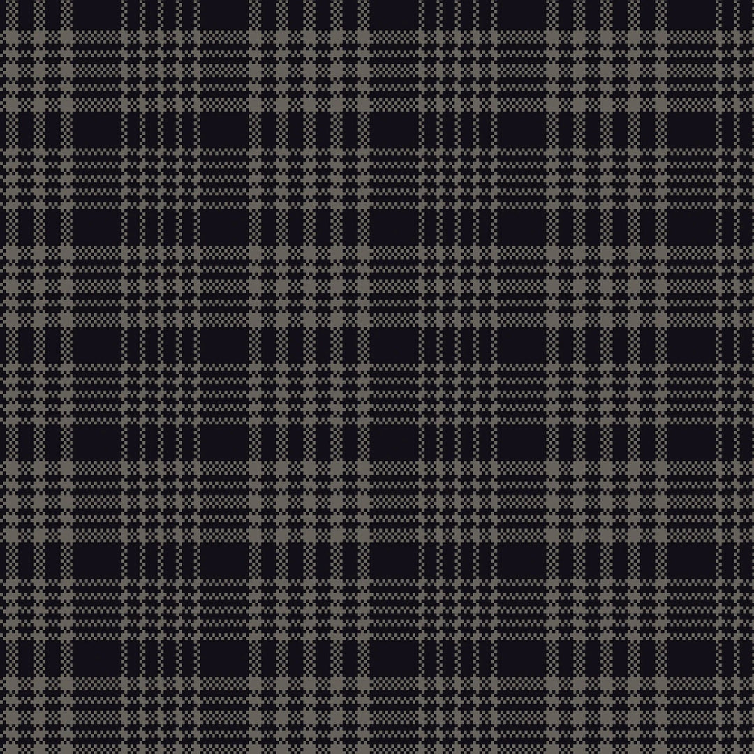 Archer Flannel - Night Woven Plaid | 42/43" Flannel - Maple Leaf Quilting Company Ltd.