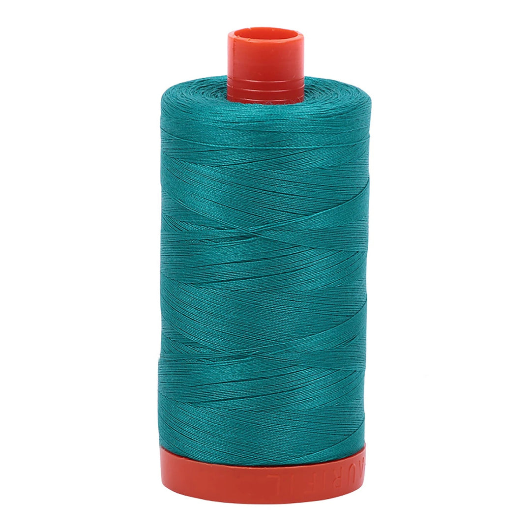 Aurifil Mako 50 wt Cotton 1300m (1422yds) | Jade - Maple Leaf Quilting Company Ltd.