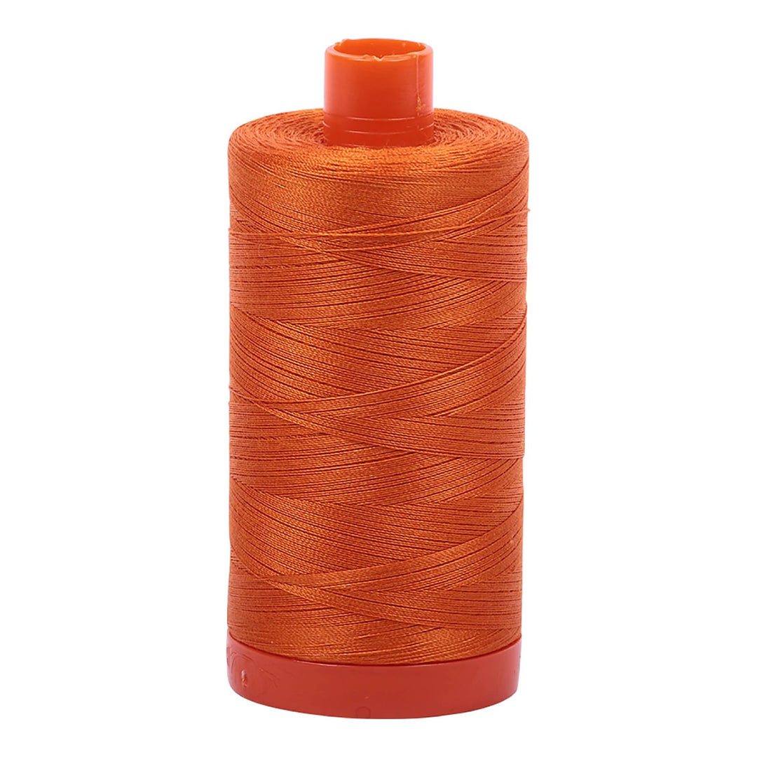 Aurifil Mako 50 wt Cotton 1300m (1422yds) | Pumpkin - Maple Leaf Quilting Company Ltd.