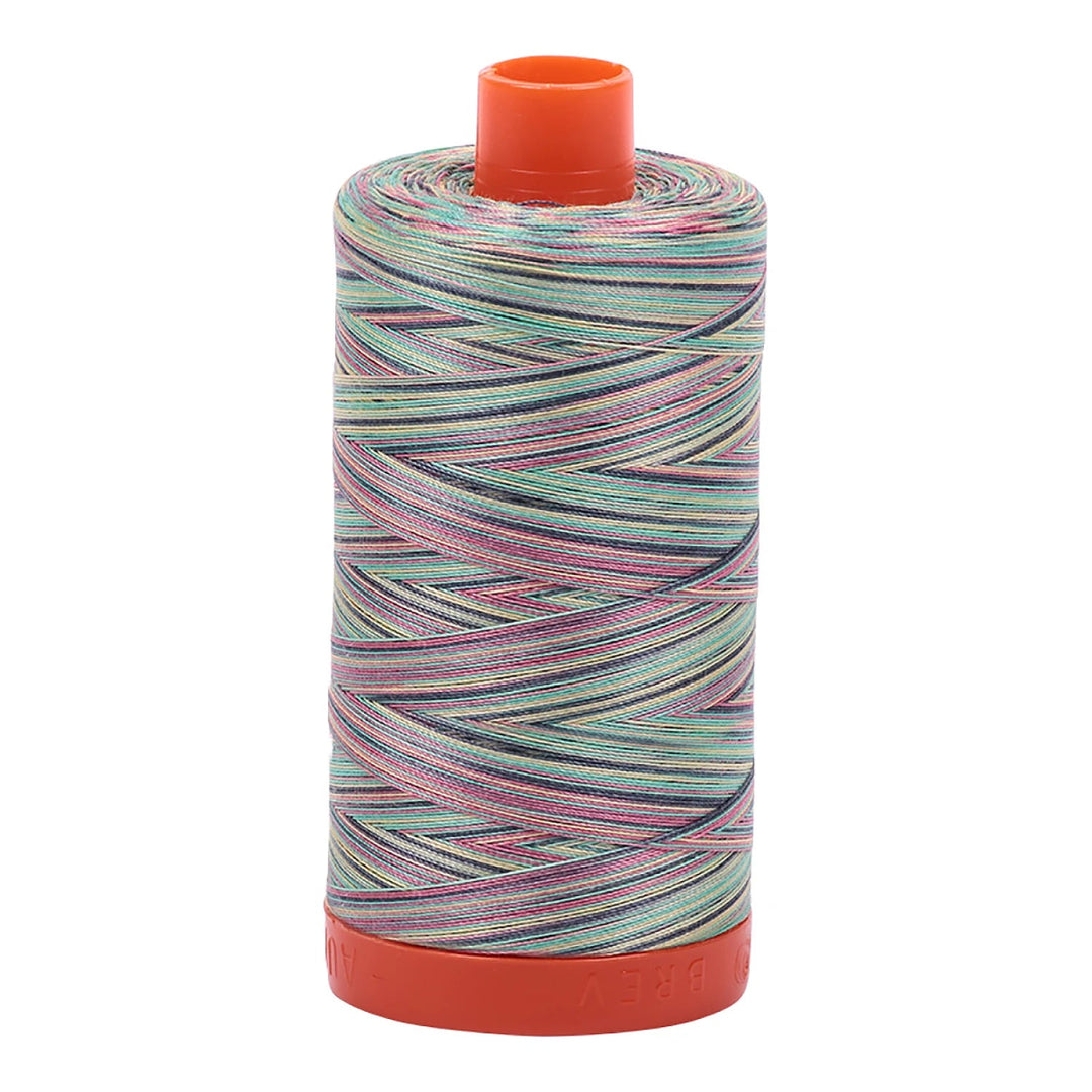 Aurifil Mako 50 wt Cotton 1300m (1422yds) | Variegated Marrakesh - Maple Leaf Quilting Company Ltd.