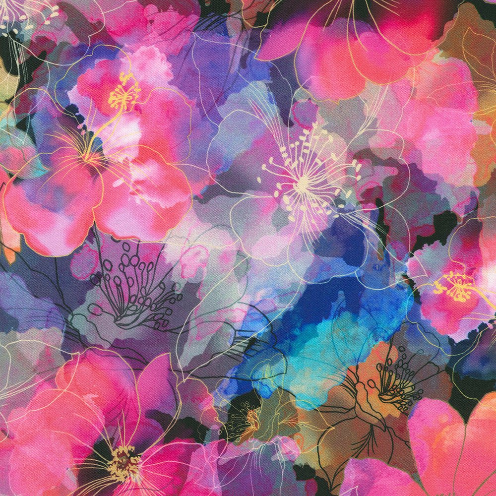 Azalea from Robert Kaufman | 108” Cotton (SRKDX22687301) - Sold in UNITS of 1/4 metre - Maple Leaf Quilting Company Ltd.