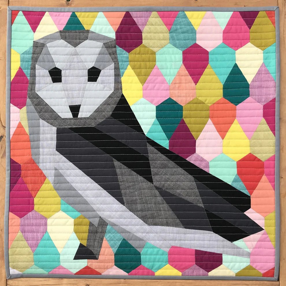 Barn Owl - EPP Project Pattern - Maple Leaf Quilting Company Ltd.