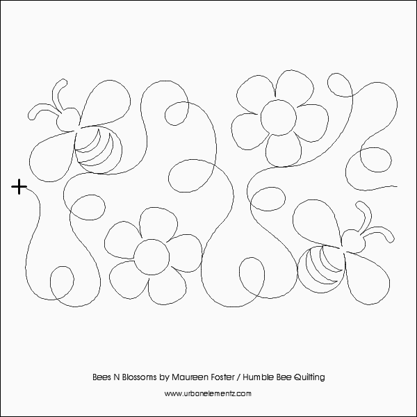 Bees N Blossoms – 8.5” Paper Pantograph