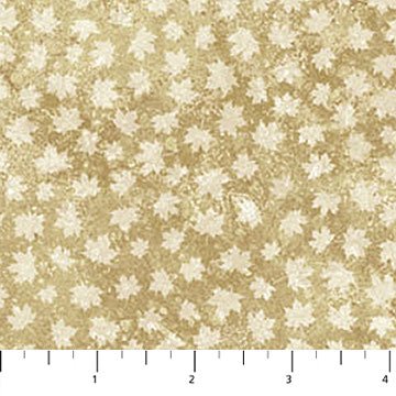 Beige - Leaf Blender | 43/44" Cotton (29022-11) - Sold in UNITS of ¼ metre - Maple Leaf Quilting Company Ltd.