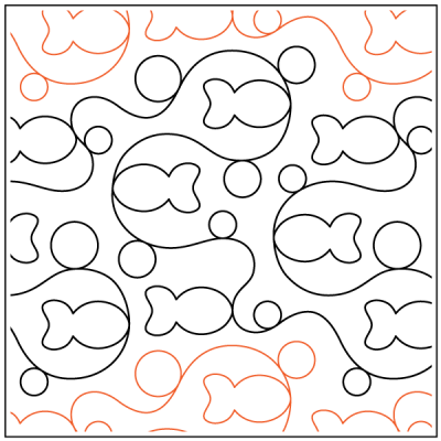 Benay's Goldfish – 9.5” Paper Pantograph