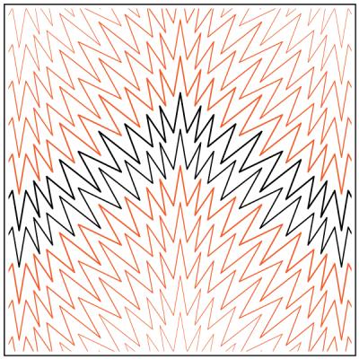 Benay's Shazam - 11” Paper Pantograph - Maple Leaf Quilting Company Ltd.