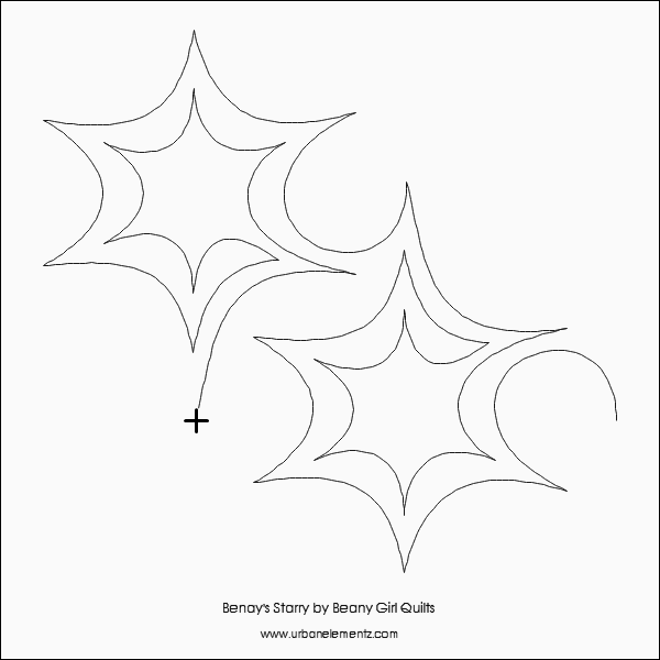 Benay's Starry– 9.5” Paper Pantograph