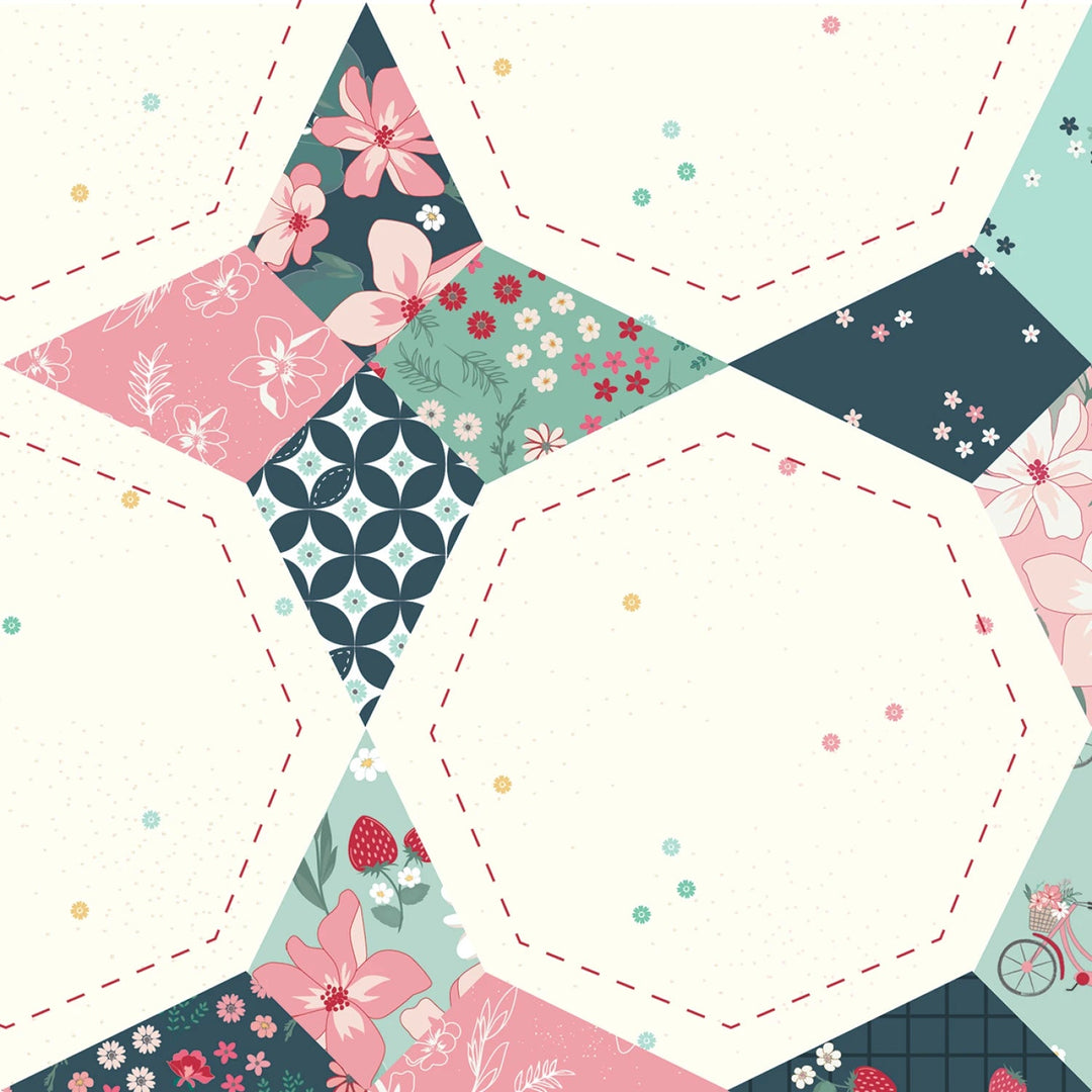 Berry Market by Beverly McCullough Collection - Multi | 108” Cotton (WB15748R - MULTI) - Sold in UNITS of 1/4 metre - Maple Leaf Quilting Company Ltd.