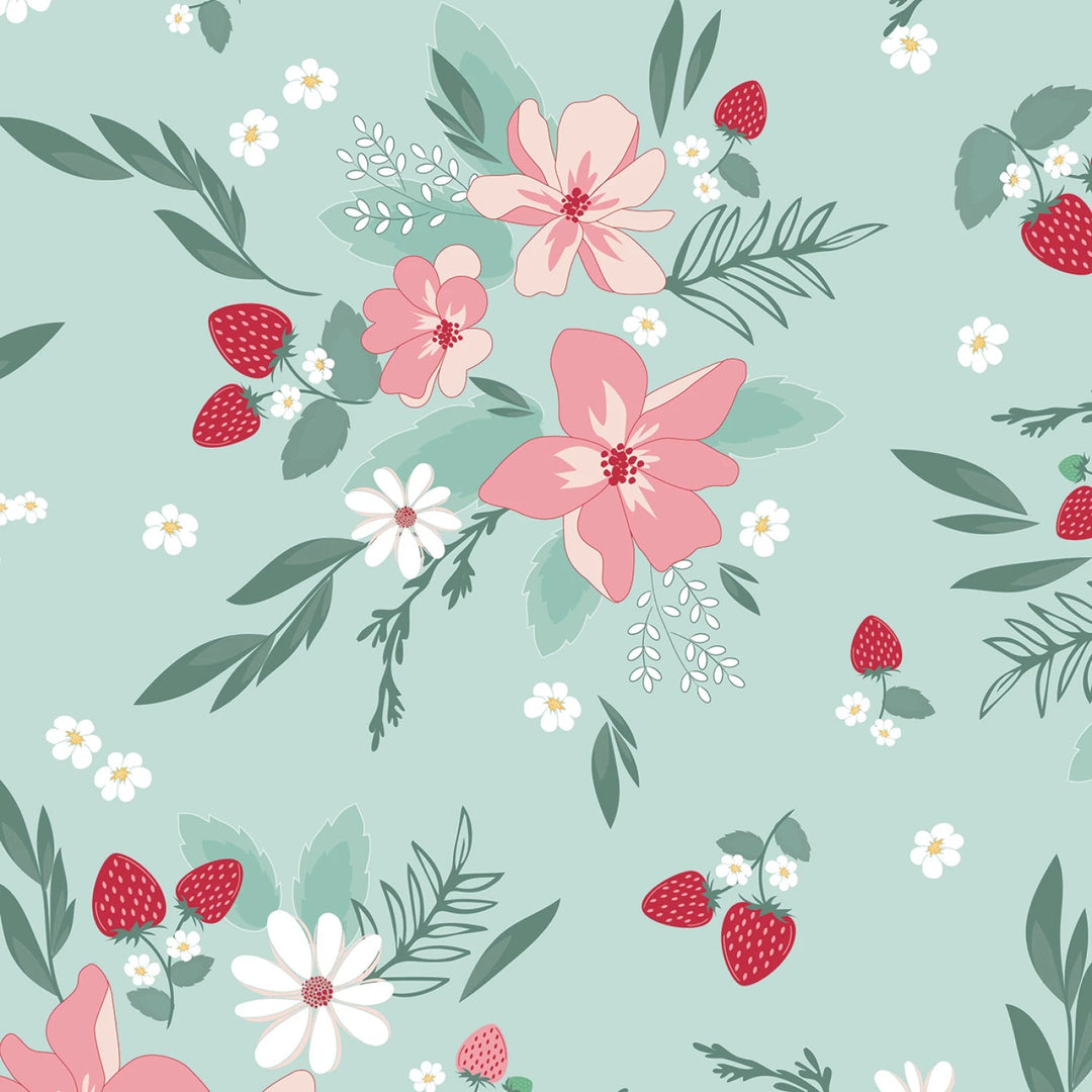 Berry Market by Beverly McCullough Collection - Songbird | 108” Cotton (WB15749R - SONGBIRD) - Sold in UNITS of 1/4 metre - Maple Leaf Quilting Company Ltd.
