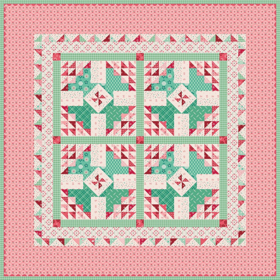 Berry & Sage Berry Baskets Table Topper Kit (KT-17381) - Maple Leaf Quilting Company Ltd.