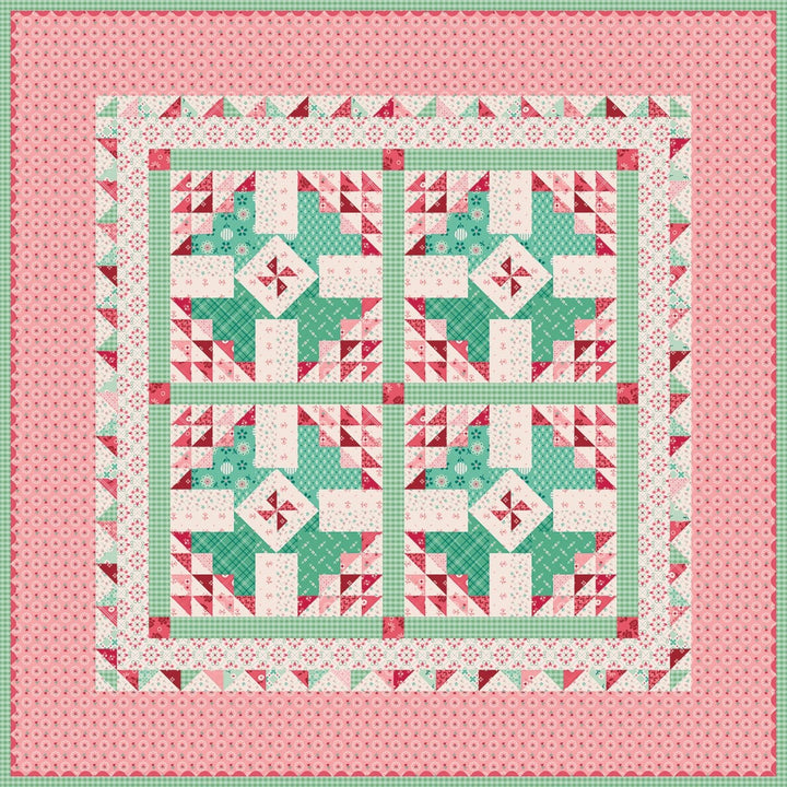 Berry &amp; Sage Berry Baskets Table Topper Kit (KT-17381) - Maple Leaf Quilting Company Ltd.