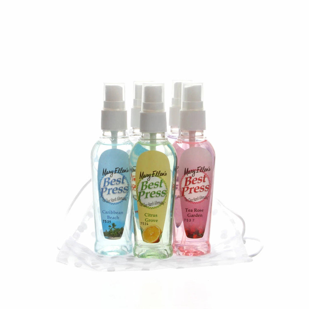 Best Press Spray Starch Gems 2oz Bottle - Sample Scents (80071ME) - Maple Leaf Quilting Company Ltd.