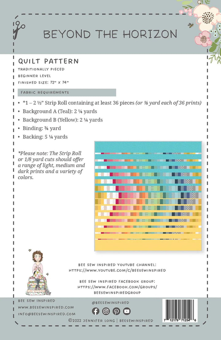 Beyond the Horizon Quilt Pattern - Maple Leaf Quilting Company Ltd.
