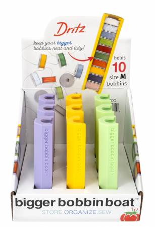 Bigger Bobbin Boat - Single (Size M) Asst. Colours - Maple Leaf Quilting Company Ltd.