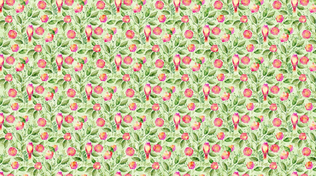 Birds - Veranda by Deborah Edwards & Melanie Samra - Northcott 44” - (DP28399 - 72) – Sold in UNITS of ¼ metre - Maple Leaf Quilting Company Ltd.