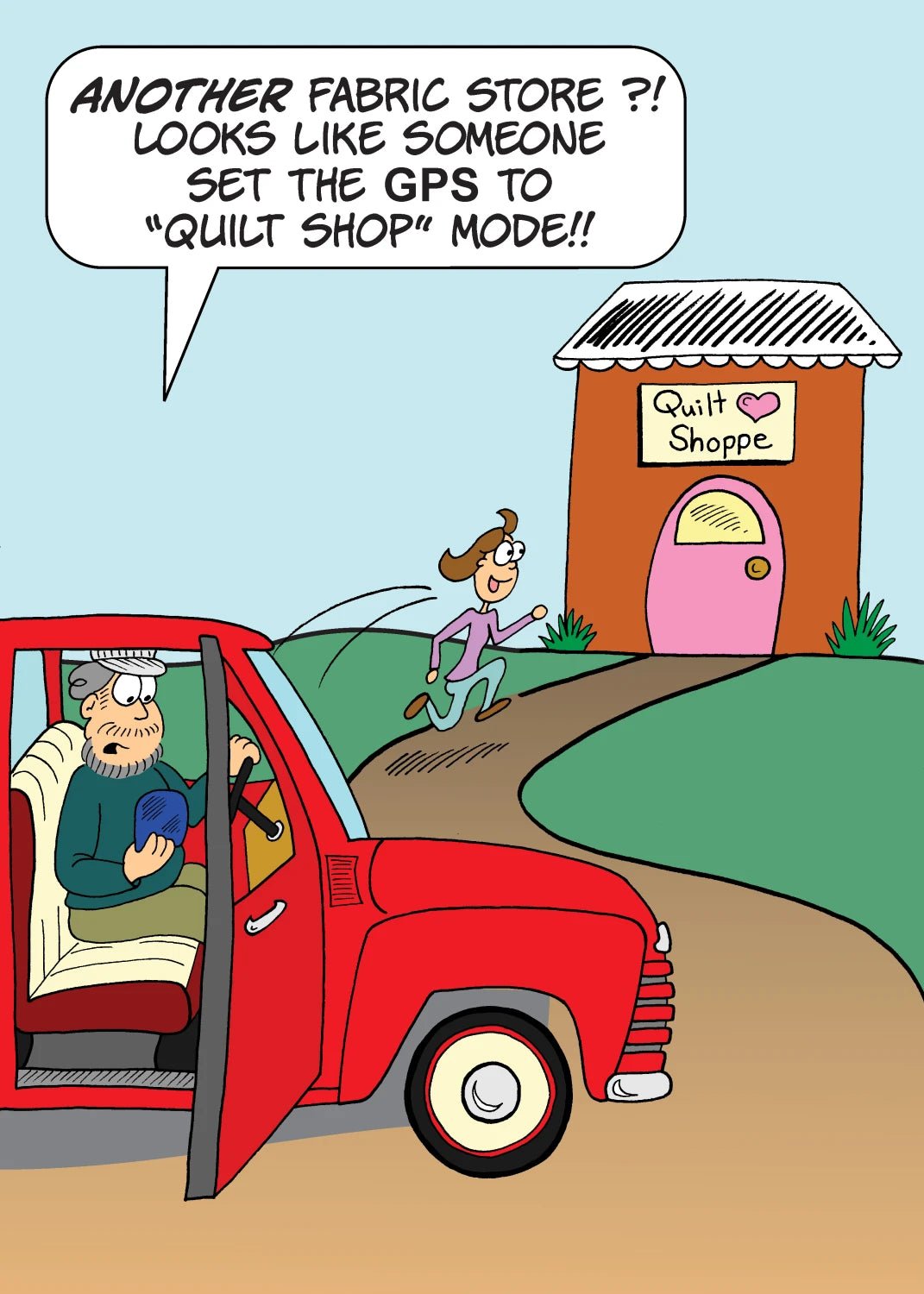 Birthday Greeting Card (BTY003) - Maple Leaf Quilting Company Ltd.